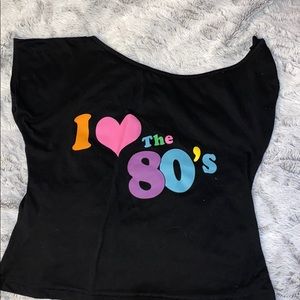 I love the 80s top